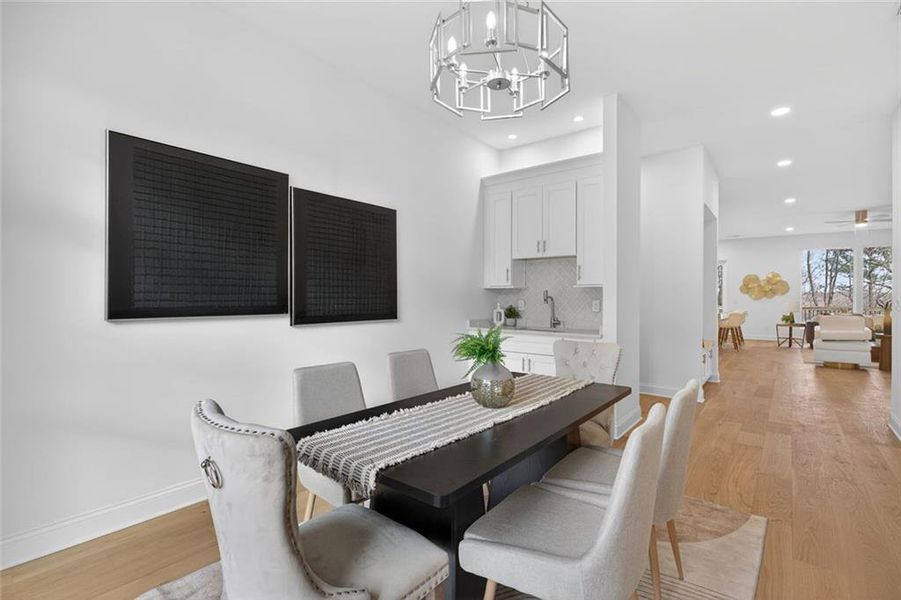 Furnished interior view inside a new home in , Lithia Springs (Image 29).