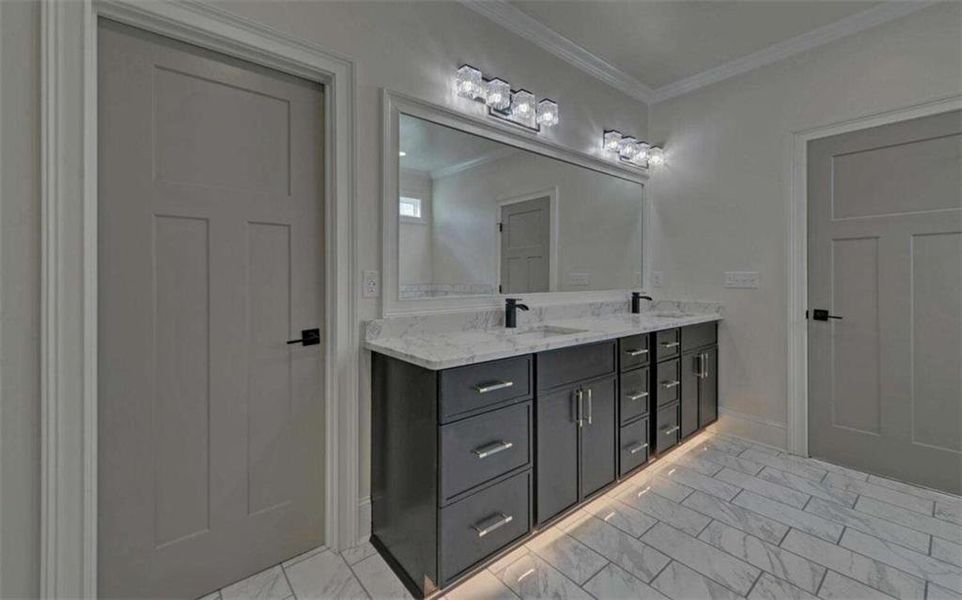 Furnished interior view inside a new home in , Clarkesville (Image 42).