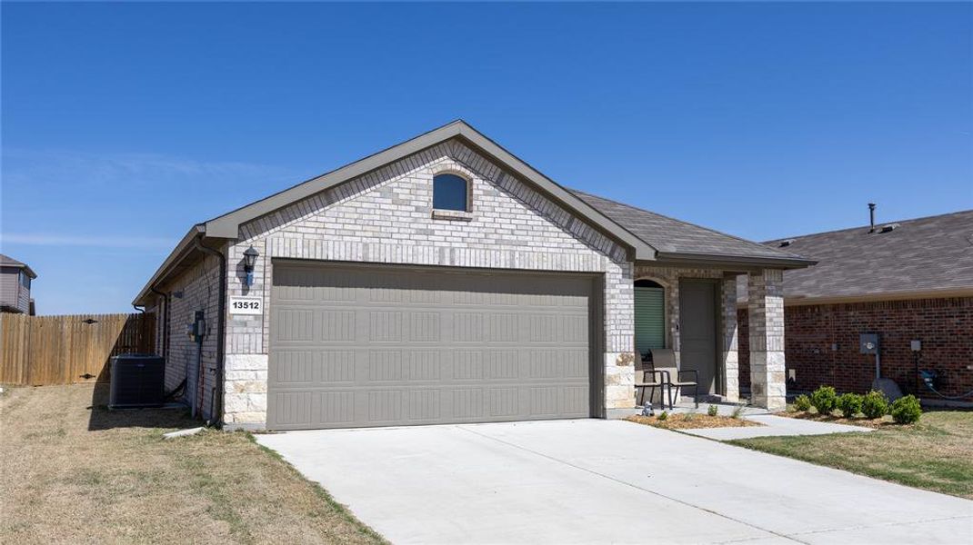 Front exterior of a new home in Cresson Estates, Cresson, TX, highlighting curb appeal (Image 18).