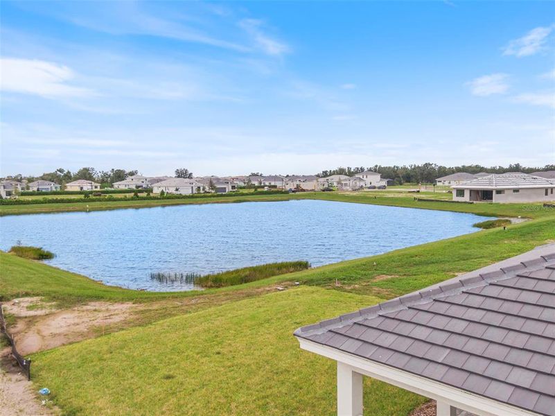 Exterior details and patio area of a home in Cresswind Lakewood Ranch, Lakewood Ranch (Image 3).