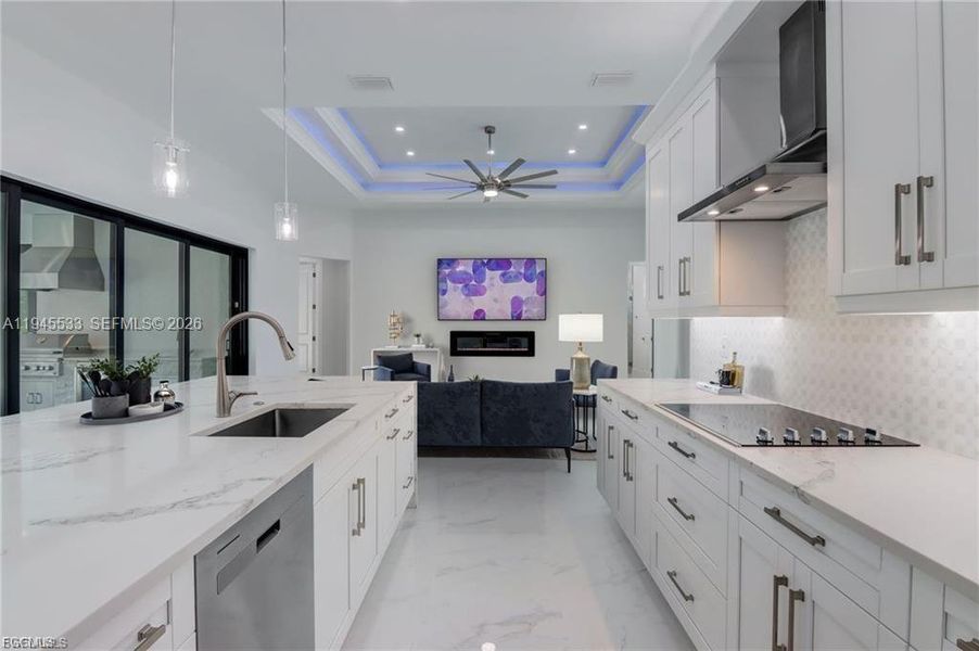 Furnished interior view inside a new home in , Cape Coral (Image 11).