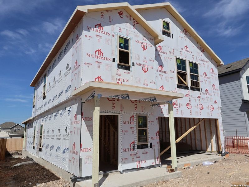 In-progress construction of a new home in Meadows at Clear Springs, New Braunfels, TX (Image 24).