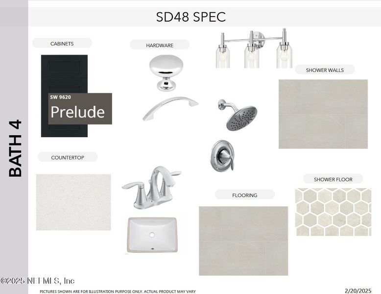 Sample of building materials used in homes in SilverLeaf, St. Augustine (Image 33).