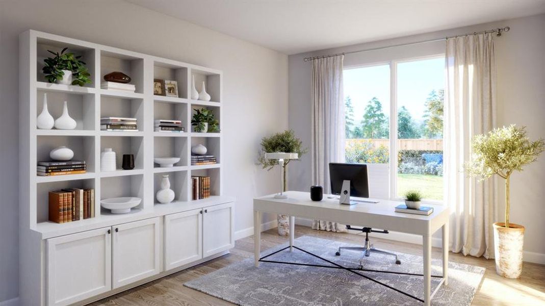 Furnished interior view inside a new home in Chatham Reserve, Providence Village (Image 11).