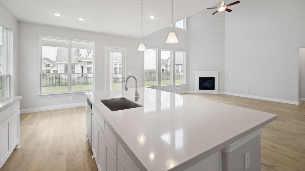 Representative furnished interior of a home built from the Brown by DRB Homes in Brookewater, Rosenberg (Image 10).