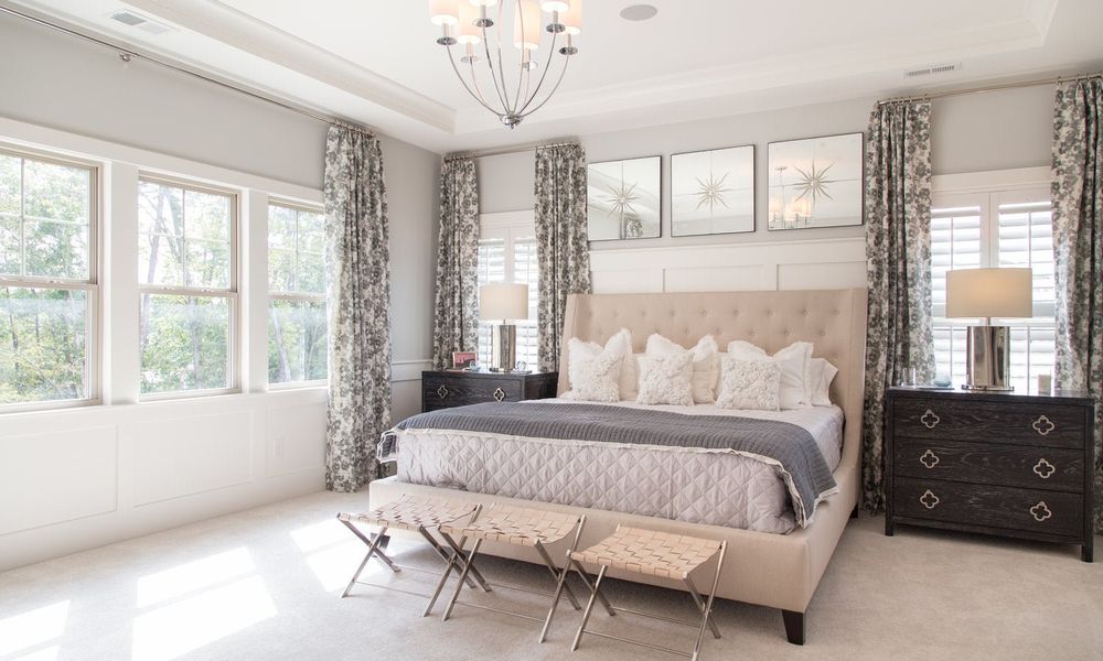 Representative furnished interior of a home built from the Newport II by Classica Homes in McLean - Hunts Point, Belmont (Image 26).