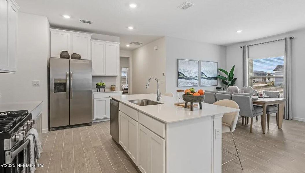 Furnished interior view inside a new home in , St. Augustine (Image 6).