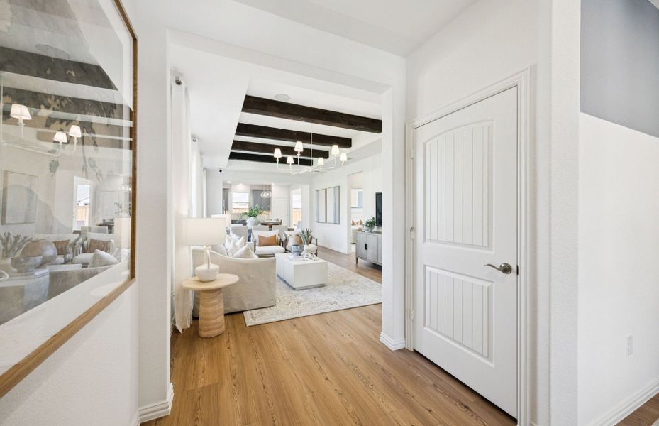 Representative furnished interior of a home built from the Compass by Del Webb in Del Webb at Trinity Falls, McKinney (Image 10). Representative furnished interior of a home built from the Compass by Del Webb in Del Webb at Trinity Falls, McKinney (Image 10).