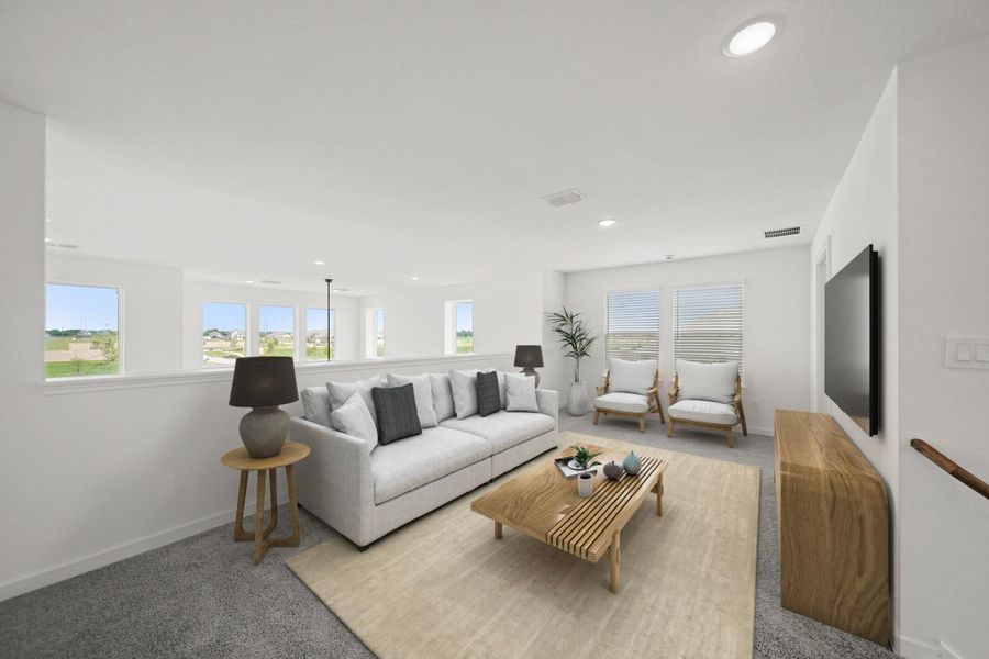 Flexible loft (*Photo not of actual home and used for illustration purposes only.) Flexible loft (*Photo not of actual home and used for illustration purposes only.)