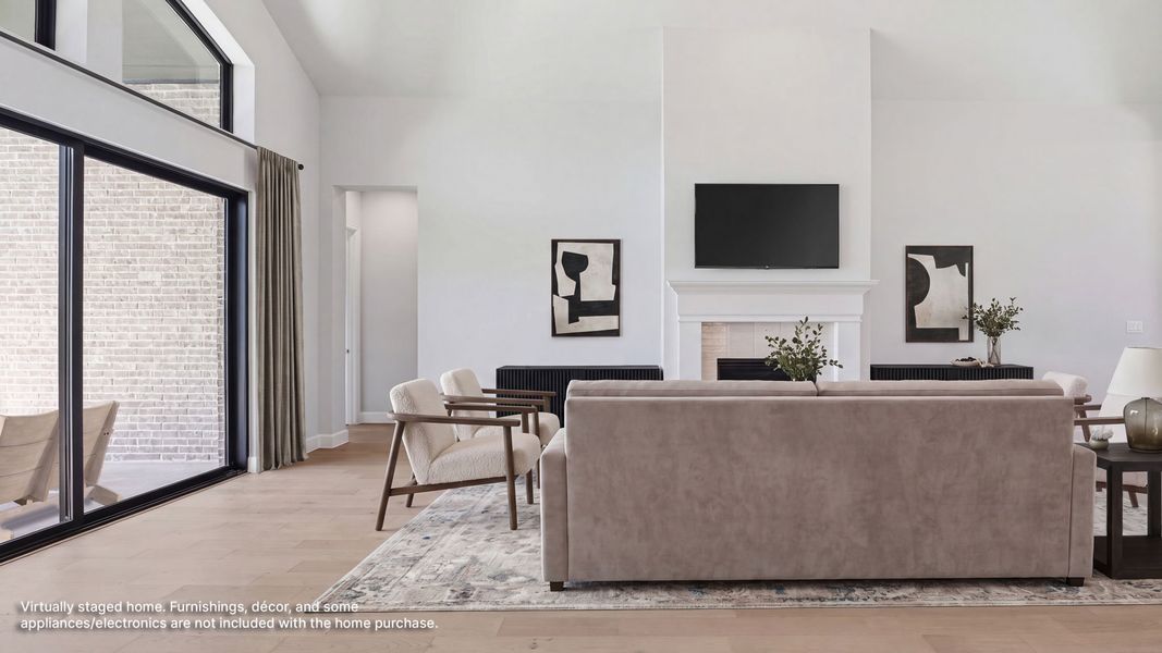 Furnished interior view inside a new home in Sonoma Verde, McLendon-Chisholm (Image 8).