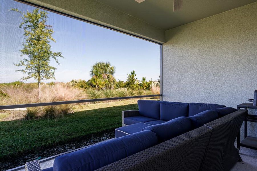 Exterior details and patio area of a home in Del Webb BayView, Parrish (Image 4).