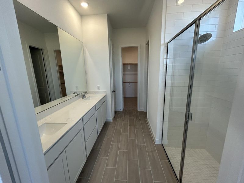 Pics are not of actual home.  They are a representative of a home of the same floor plan