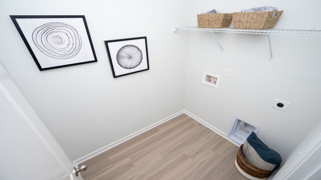 Representative unfurnished interior of a home built from the KERRY by D.R. Horton in Lochaven, Conway (Image 21).