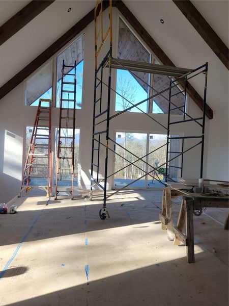 In-progress construction of a new home in , Ellijay, GA (Image 31).