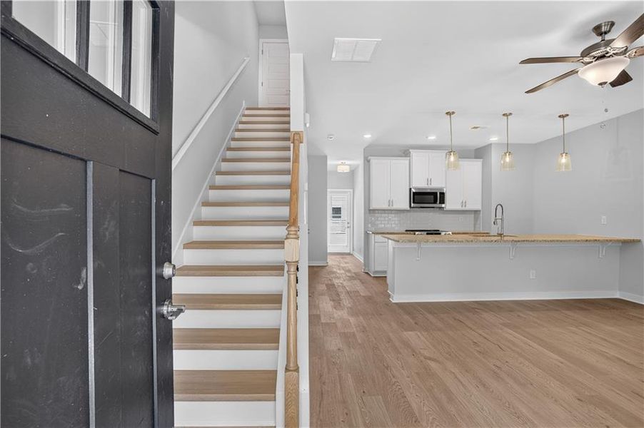 Spacious, unfurnished interior of a new home in The Cottages at East Lanier, Fayetteville (Image 16).