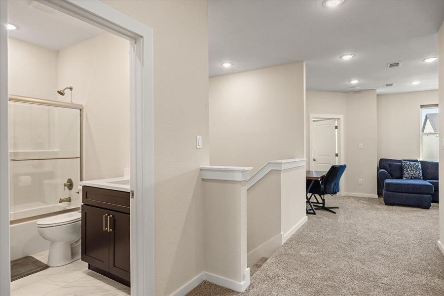 Furnished interior view inside a new home in , Stephenville (Image 24). Furnished interior view inside a new home in , Stephenville (Image 24).