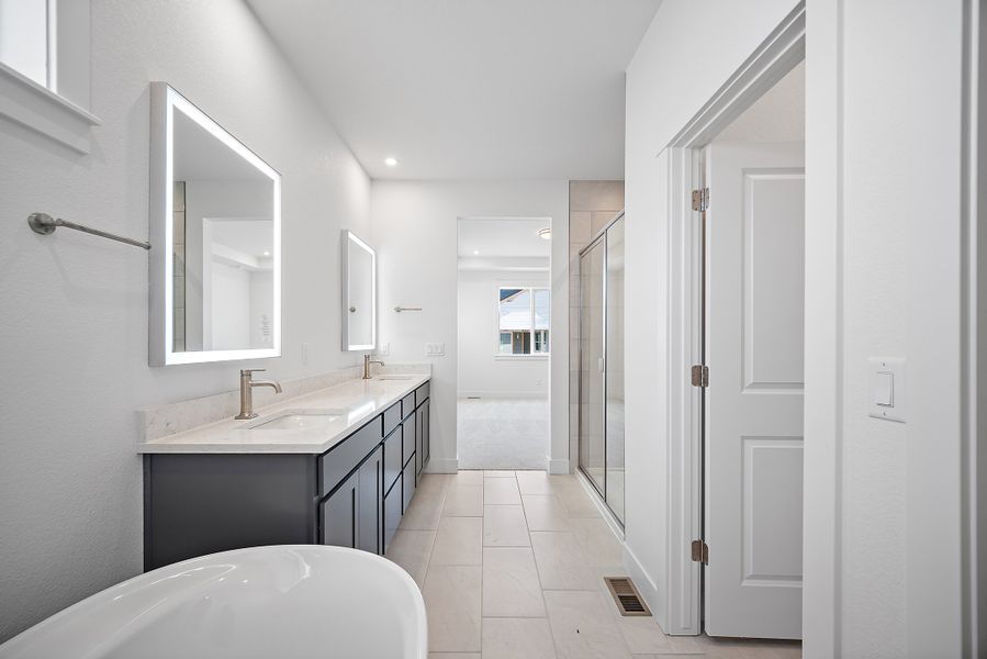 Furnished interior view inside a new home in Jackson Creek, Monument (Image 14).