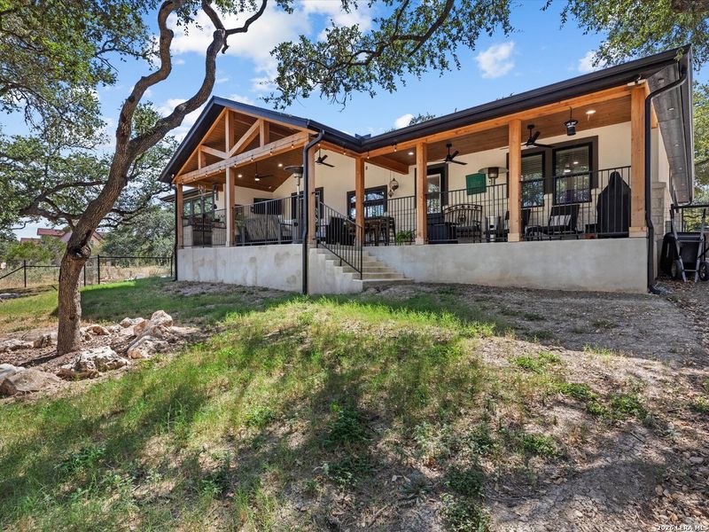 Exterior details and patio area of a home in , New Braunfels (Image 21). Exterior details and patio area of a home in , New Braunfels (Image 21).