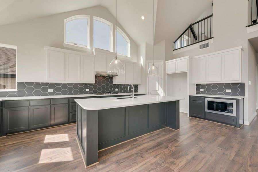 Furnished interior view inside a new home in Monterra, Fate (Image 4).