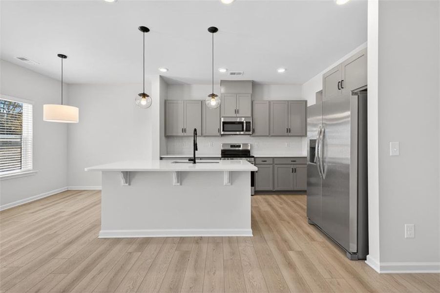 Furnished interior view inside a new home in Franklin Manor, Lawrenceville (Image 11).