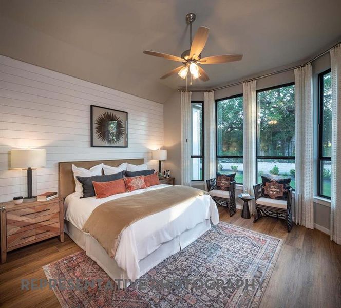 Furnished interior view inside a new home in Wildflower Ranch, Dish (Image 9).