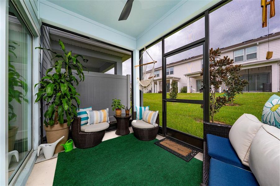 Furnished interior view inside a new home in , Davenport (Image 8).