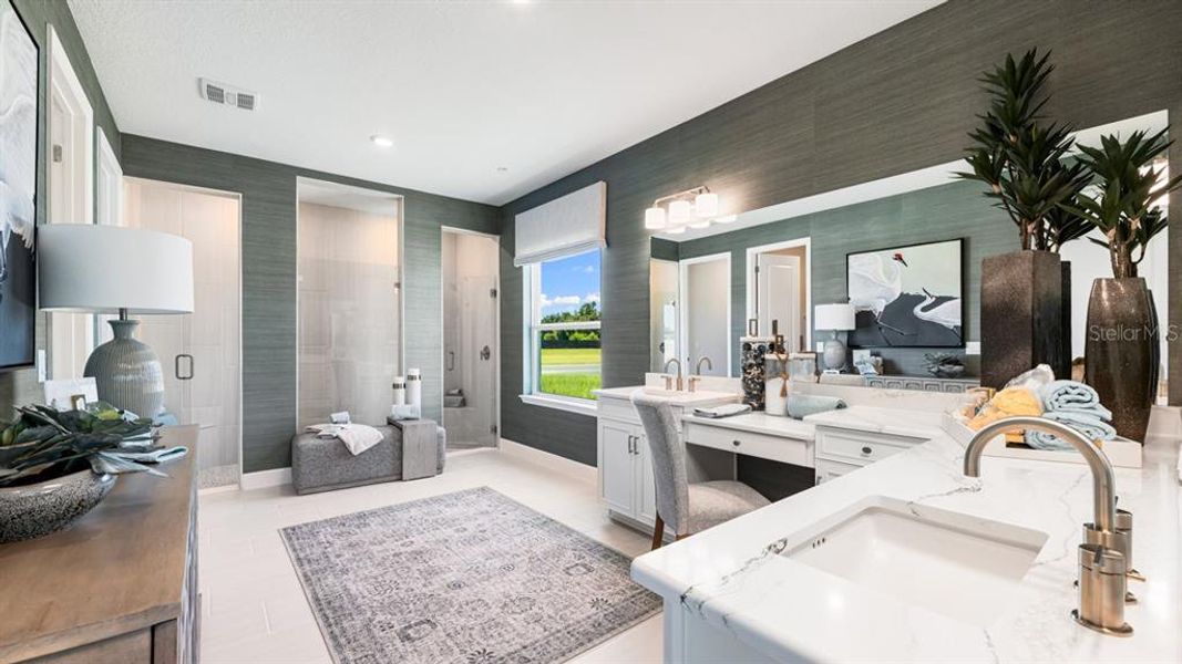 Furnished interior view inside a new home in Coasterra Community Group Page, Palmetto (Image 13).