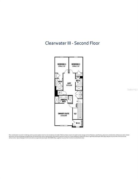 Second Floor Floorplan