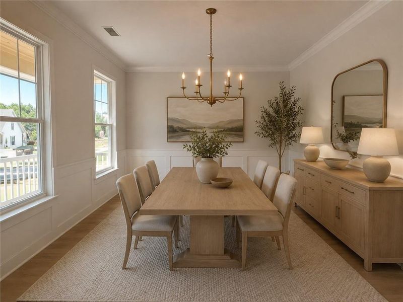 Furnished interior view inside a new home in Marble Tree, Ball Ground (Image 3).