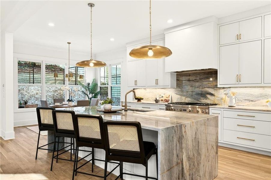 Furnished interior view inside a new home in , Atlanta (Image 15).