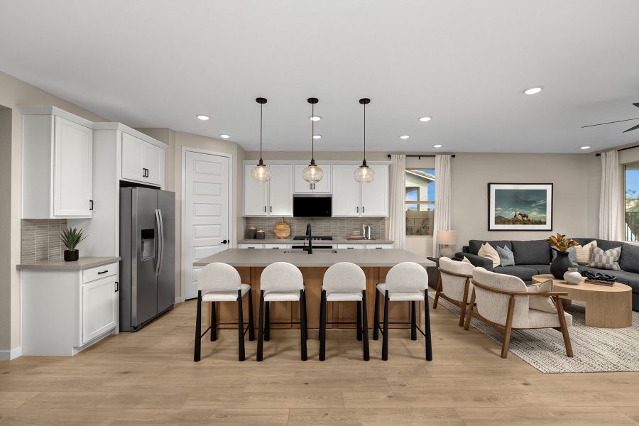 Representative furnished interior of a home built from the Copper by Mattamy Homes in Soleo, San Tan Valley (Image 7).