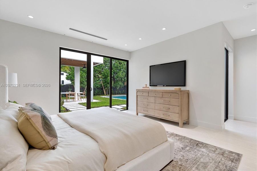 Furnished interior view inside a new home in , Miami (Image 11).