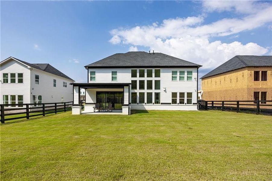 Exterior details and patio area of a home in , Woodstock (Image 33).