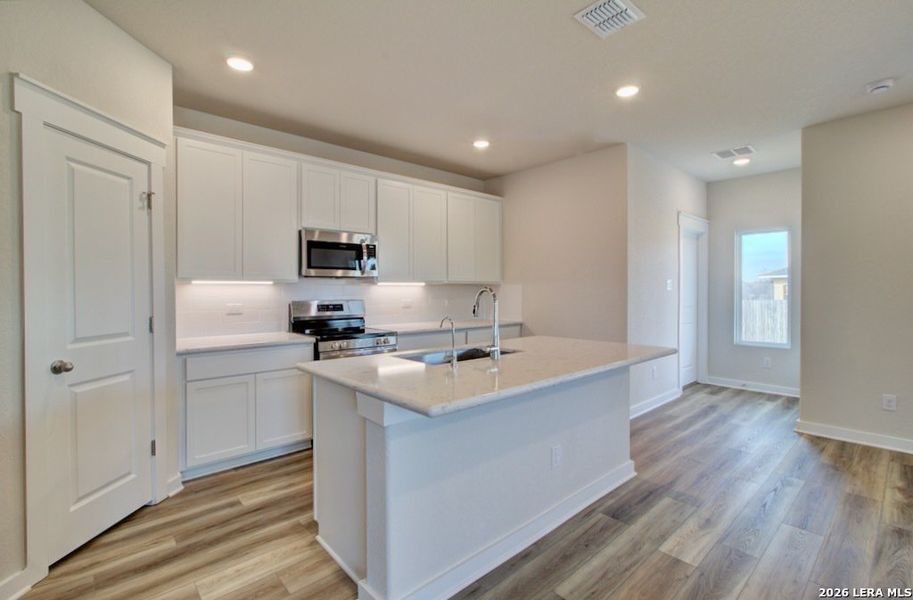 Furnished interior view inside a new home in Cloud Country, New Braunfels (Image 3).