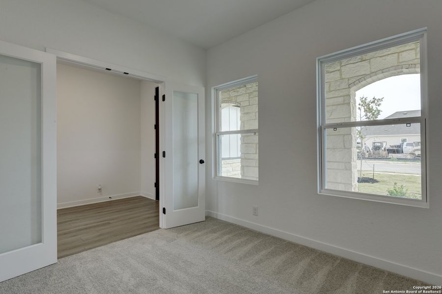 Spacious, unfurnished interior of a new home in The Heights at Saddlebrook Ranch 60's, Schertz (Image 23).