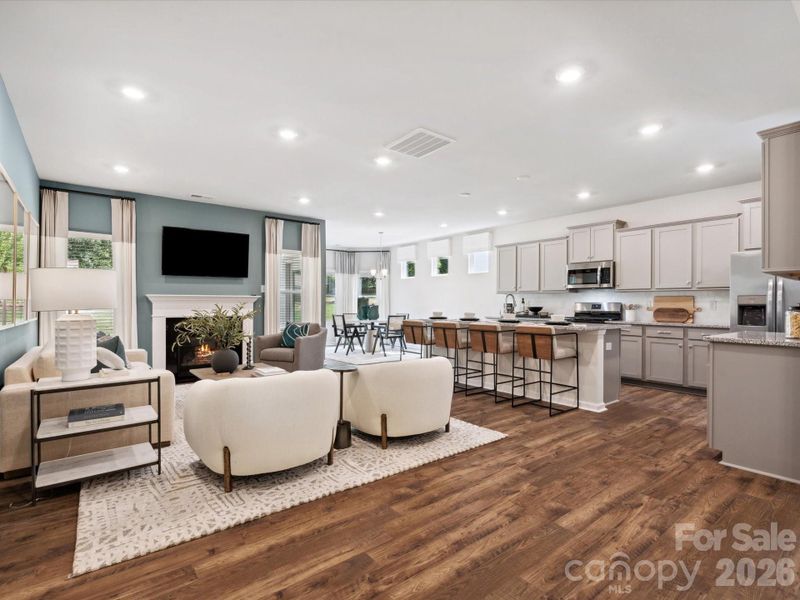 Representational photo of Model Family room Representational photo of Model Family room