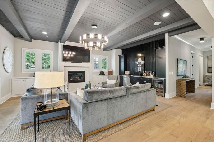 Furnished interior view inside a new home in , Brookhaven (Image 22).