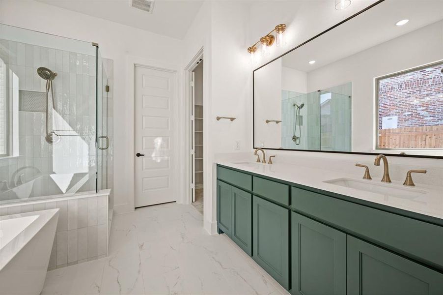 Furnished interior view inside a new home in Parks of Aledo, Aledo (Image 13).