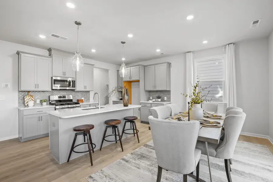 Furnished interior view inside a new home in The Coves on Lake Wylie, Charlotte (Image 3).