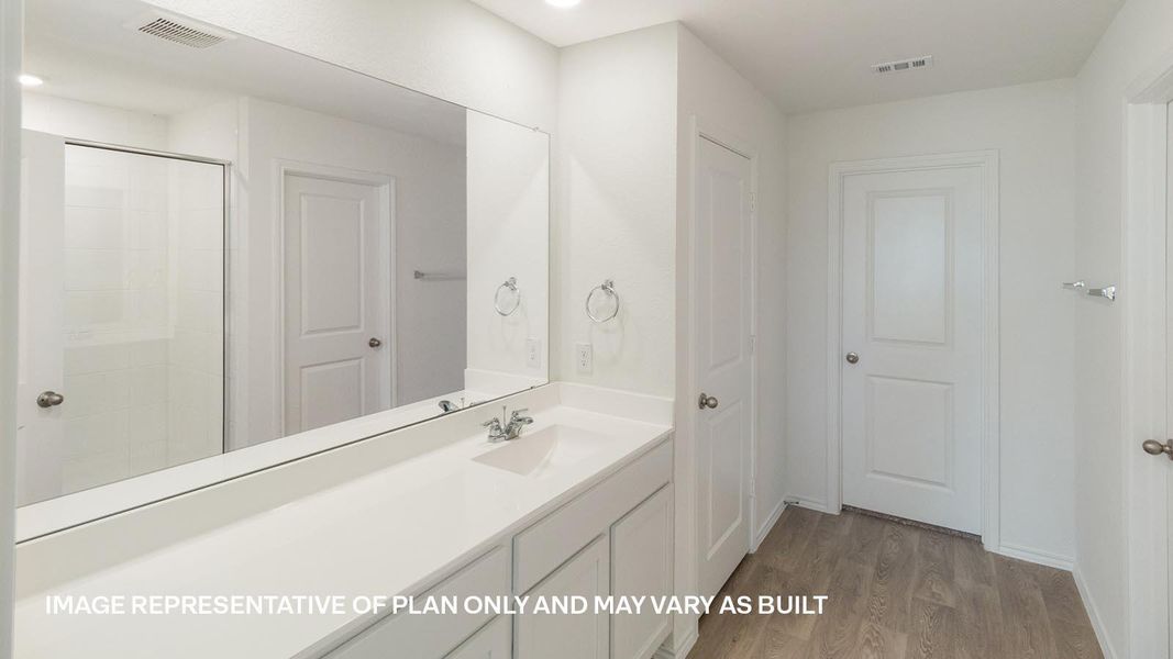 Furnished interior view inside a new home in Valverde, Bastrop (Image 8).