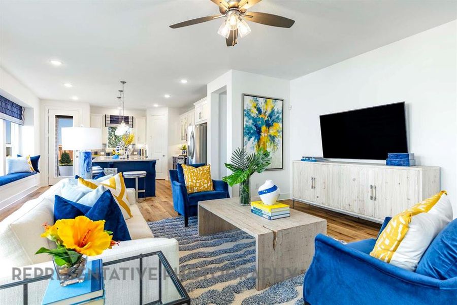 Furnished interior view inside a new home in Bel Air Village: 50ft. lots, Sherman (Image 27).