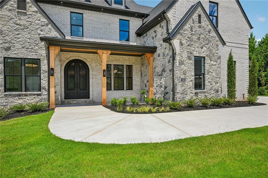 Exterior details and patio area of a home in , Buford (Image 33). Exterior details and patio area of a home in , Buford (Image 33).