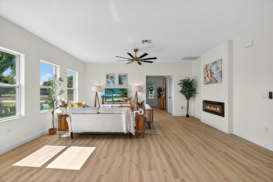 Furnished interior view inside a new home in , Vero Beach (Image 11).