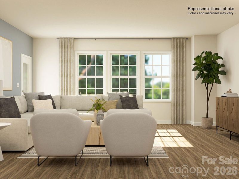 Furnished interior view inside a new home in Roselyn, Lancaster (Image 4).