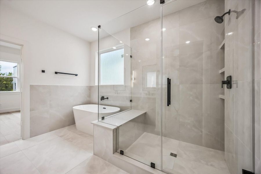 Furnished interior view inside a new home in The Heights Haus Collection, Houston (Image 10).