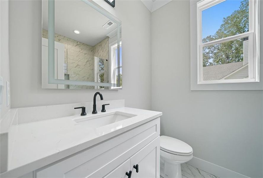 Furnished interior view inside a new home in , Dawsonville (Image 12).