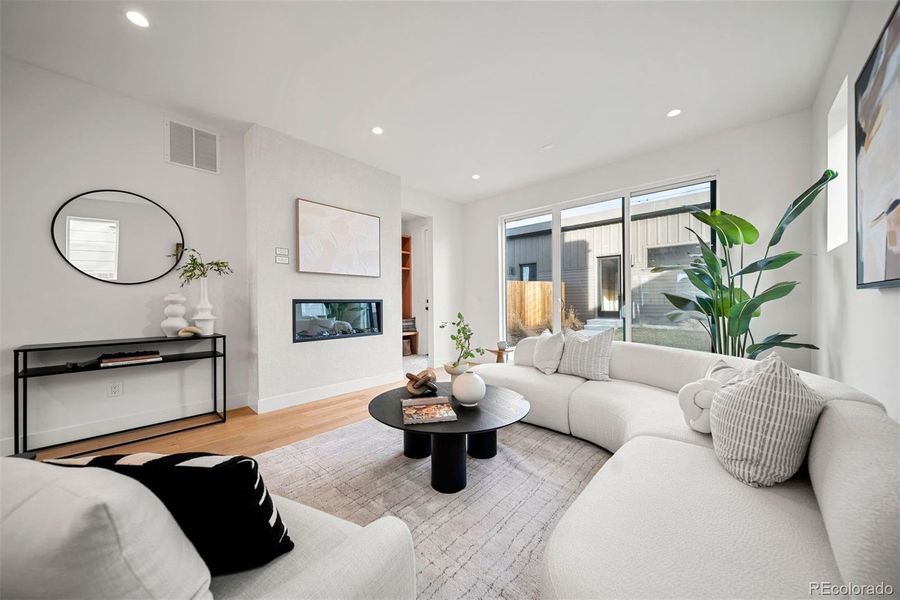 Furnished interior view inside a new home in , Denver (Image 31). Furnished interior view inside a new home in , Denver (Image 31).