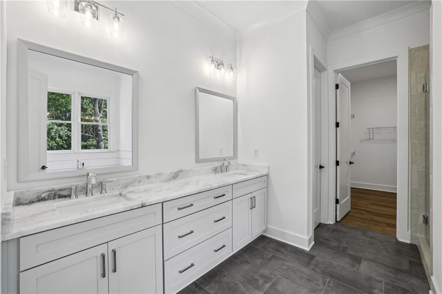 Furnished interior view inside a new home in , Dawsonville (Image 40).