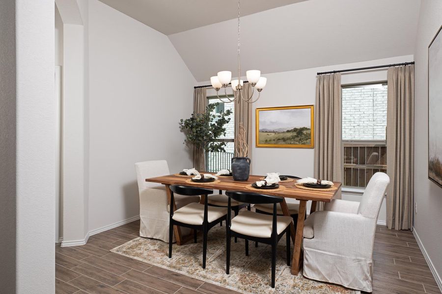 Dining Room | Concept 2186 at Chisholm Hills in Cleburne, TX by Landsea Homes