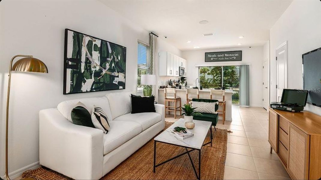 Furnished interior view inside a new home in Skye Ranch Community Group Page, Sarasota (Image 9). Furnished interior view inside a new home in Skye Ranch Community Group Page, Sarasota (Image 9).